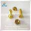  china fastener manufacturer male and female brass screw