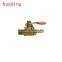 1/4" 3/8" 1/2" 3/4" male NPT thread to hose barb brass ball valve , for USA market