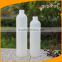 250ml PET Cylindrical White Plastic Cosmetic Bottle With Sprayers