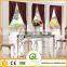 TH375 Comtemporary Tempered Glass Mirrored Dining Room Table