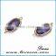 Glass birthstone of the month simulated jewelry birthstone charms wholesale