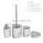 Bathroom Design Marble Effect Bath Soap Dispenser / Wholesale Bathroom Accessories Set