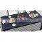 outdoor luxury living room aluminum casting table and chair furniture