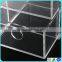 HIGH quality and custom clear acrylic jewelry box with drawer
