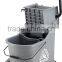 33L hotel cleaning wringger bucket with wheels