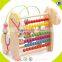 2017 wholesale hot-selling wooden colorful beads toys W11B086