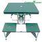 Garden ABS Plastic 4 Seats Folding Aluminum Suitcase Picnic Table