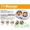 2017 Vibrating Portable Neck Massage Pillow with heating