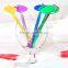 Solid color baverage spin coin plastic stirrer