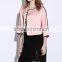 2015 New Fashion Plaid Color Ladies Jacket Fashion Women Short Suit