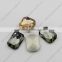 fashion octagon crystal stone colorful glass bead from Pujiang