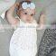 2017 Cotton Hollow out rompers Baby Girl Bodysuit Onesie Jumpsuit 6-24M