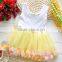 new wholesaler baby princess christmas dresses girls skirt set with bowknot