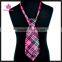 Colorful Grid Gentleman Boys Necktie Silk Fashion Toldders Boys Fashion Neck Tie