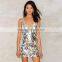 Women V Neck Sleeveless Full Sequins Halter Bodycon Party Mini dress Girls Sexy Hot Clubwear