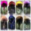 Guangzhou MeiFng 2017 New Style mulity color Fur Coat Women Winter Fur Coats