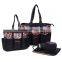 NEWEST 5pcs set 600D polyester baby changing bag/baby diaper bag/mummy bag