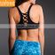 Custom Service Yoga Tops Bra Women Nylon Spandex Gym Wear Bra With Custom Logo