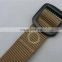 factory custom brown men's nylon belt Outdoor tactical belt military belt