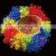 Adult Unisex Multi Colored Curly Afro Clown Wig