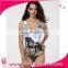 Women Sexy Printing one-piece swimming suit