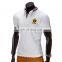 Custom Embroidery Men's Classic Short Sleeve Plain Red Cotton Mandarin Collar Polo Shirts