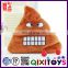 Wholesale made PP cotton poop emoji pillow custom made funny face emoji stuffed plush soft toy