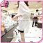 Korean style casual short long sleeved women's primer shirt cotton cotton loose seven minutes