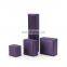 Antique Luxury Velvet Insert Purple Jewelry Set Box For necklace Bracelet earring ring box