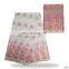embroidery bazin nigerian lace fabrics wedding dress matching 2m french lace fabric b170727002