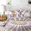 Indian Ombre Mandala Doona Duvet Cover Blanket Bedding Set With Two Pillow Cover Art