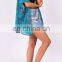 Blue Chiffon Kimono with Floral Print for women