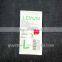 wholesale custom polyester satin printing wash care label for clothing