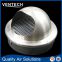 SS vent cap ball weather louver