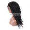 China manufature peruvian human virgin 9A grade full lace wig in deep wave raw unprocessed hair