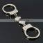 Wedding Gifts Silvery Heart Shape Pendant Handcuffs Key Chains