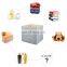 Nonwoven Foldable fabric Underwear drawer organizer Storage Bins Cubes Containers Baskets With A Plastic Handle for Home