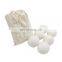 white wool dryer ball 1-10cm