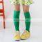 Girl  Solid Ribbed Long Socks Cotton Designer Socks Kids Long Socks