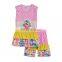 Ruffle designer children's clothing wholesale stripe baby clothes china