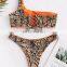 Swimwear 2019 Snake Women's Two Piece Print Sexy Split Swimsuit Bikini Swimsuit Beachwear Banador