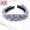 brand new Wholesale Custom Hair Accessories Fashion Winter Knitting Wool Hairband Plain Braid Hair Band Headband For Women