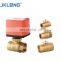 brass electric motor operated ball valve PN25