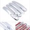 for Seat Cordoba 6L 2002 2003 2004 2005 2006 2007 2008 2009 MK2 Chrome Door Handle Cover Catch Trim Set Car Styling Accessories