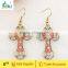 Cross earrings for men