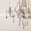 Modern Decoration Acrylic Crystal Multi 4 Arms crystal chandelier lighting for  Wedding
