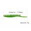 Artificial Bait Long Tail Soft Fish 115mm 7g 4pcs Forked Tail Painting Soft Lure
