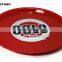 red round food hard plastic crawfish barware serving trays