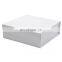 Stock ready plain white folding luxury apparel retail packaging magnetic paper gift box wholesale
