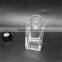 90ml square glass material clear color aroma diffuser bottles with aluminum caps